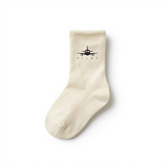 Aviation-Inspired "Airplane" Socks in Organic Cotton – Kumy Kids®